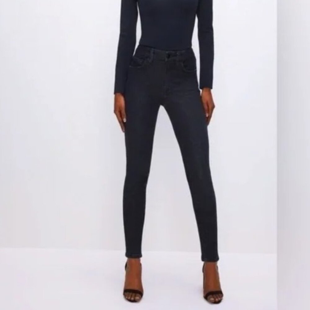 Good American - Good Petite Skinny Jeans - Black Size 2 (26)
